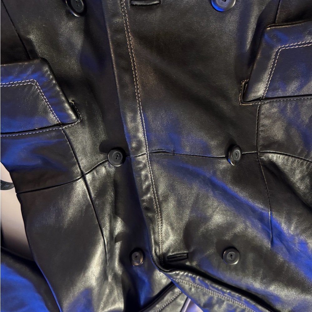 Danier Black Leather Jacket